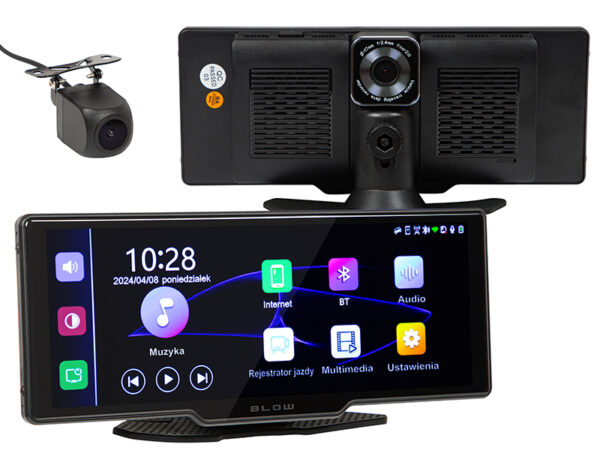 multimeediajaam wireless carplay 5.0 videosalvesti ja tagurduskaameraga blow 78-426 hasmar auto