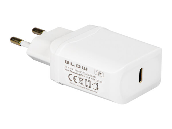 seinalaadija usb-c pd3 0 18w blow 76-004 hasmar auto