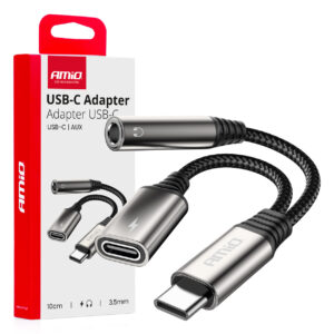 adapter usb-c-aux 3,5mm amio 04295 hasmar auto