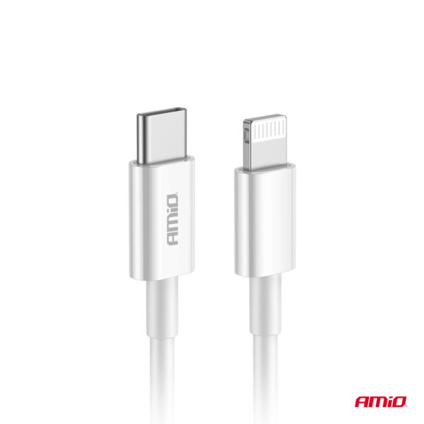 USB-C kuni Lightning kaabel 20W 100cm FullLINK Amio 03898 - Image 2